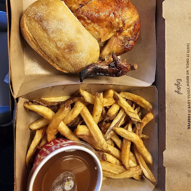 Quarter Chicken with Large Fries