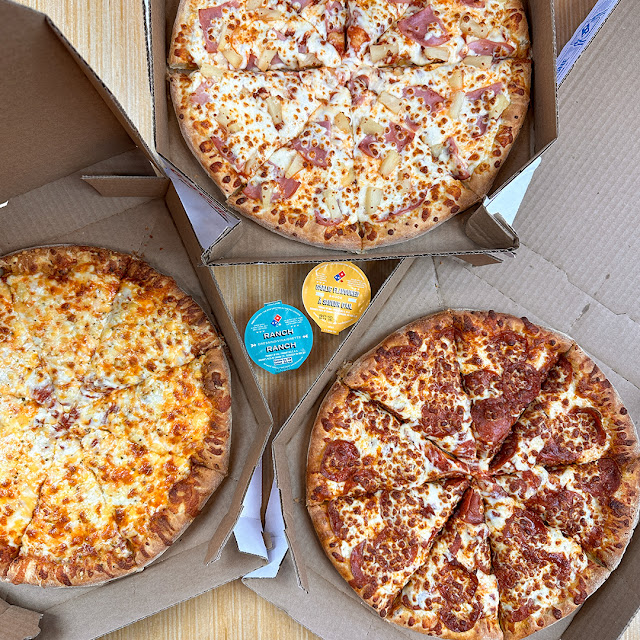 Mushroom & Pepperoni Pizza Dominos Pizza