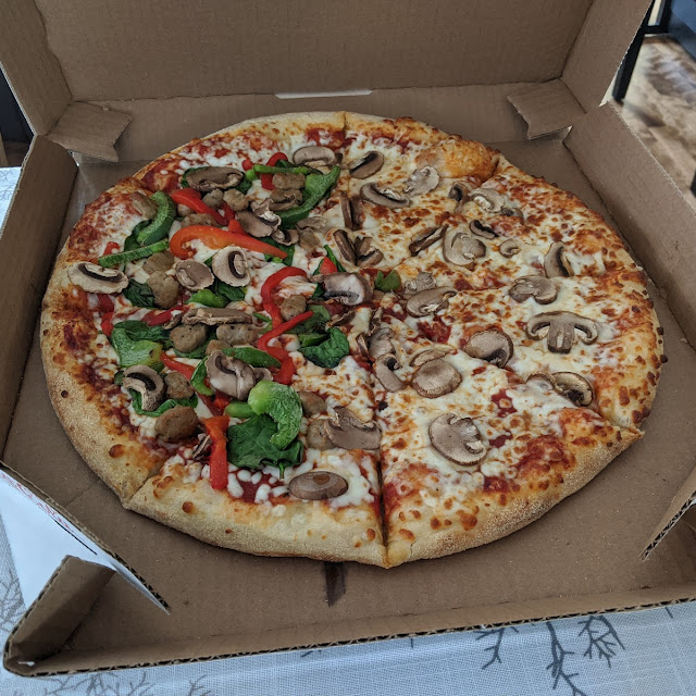 Mushroom Red Pepper Spinach Sausage
