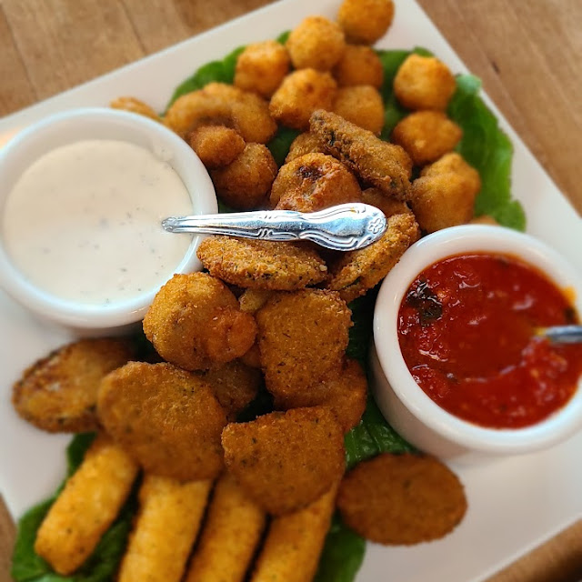 Mozzarella Sticks or Cheddar Cubes