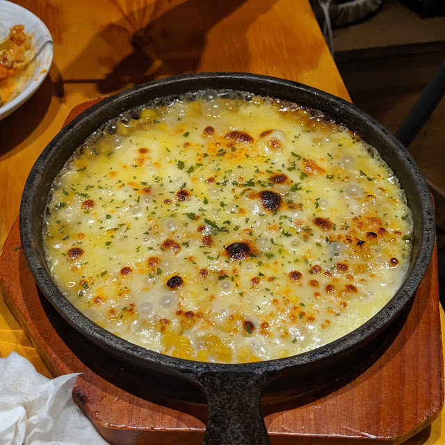 Corn Cheese Spicy Chicken Seafood & Spring Onion