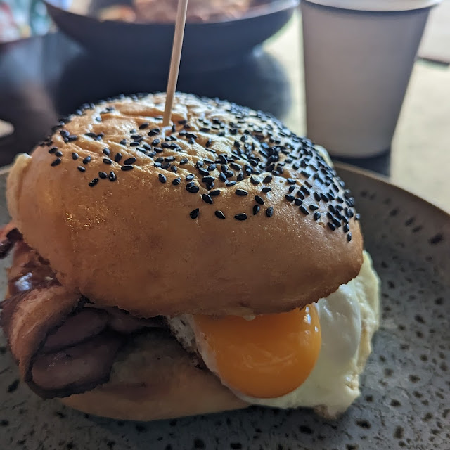 Egg and Bacon Roll