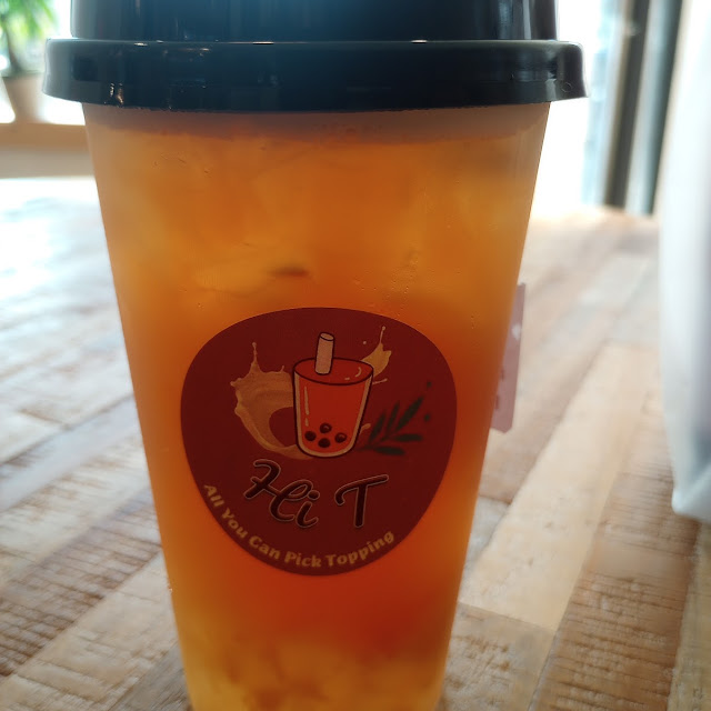 Mango Green Tea with Crystal Pearls