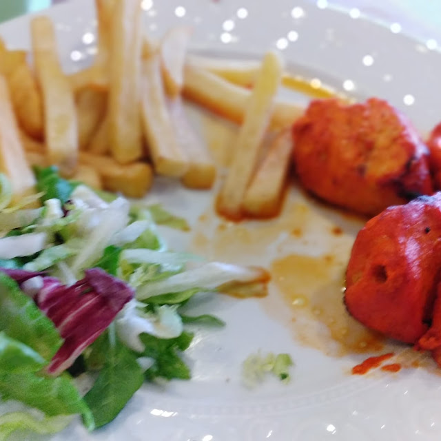 Chicken Tikka with Chips for Kids