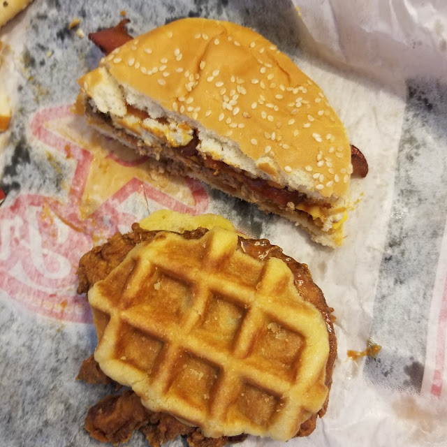 Waffle Chicken Sandwich Slider