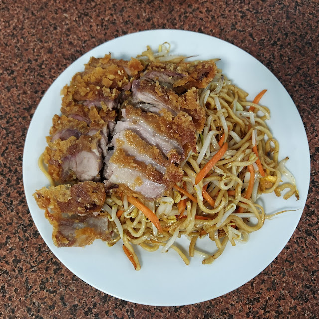Noodles with Fried Duck