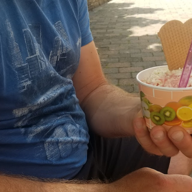 Kleines Spaghettieis