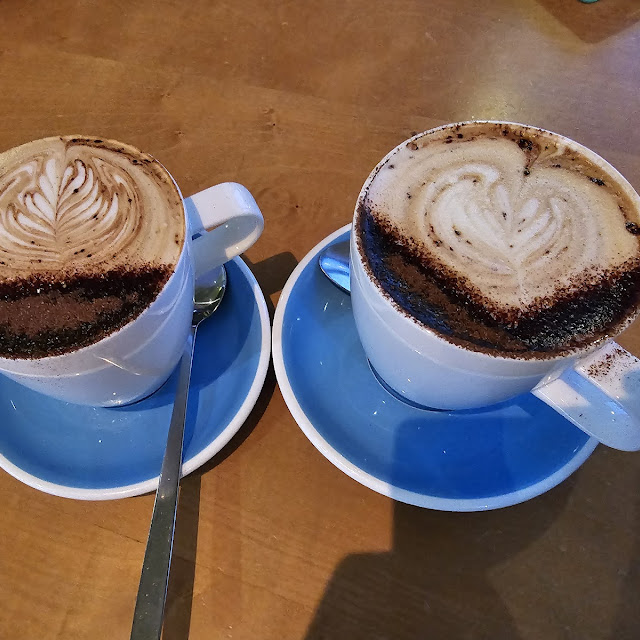 Large Cappuccino with Chocolate Sprinkles