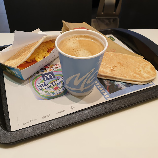 Mctoast Tomatoes and Cheese Mctoast Ham Coffee Regular