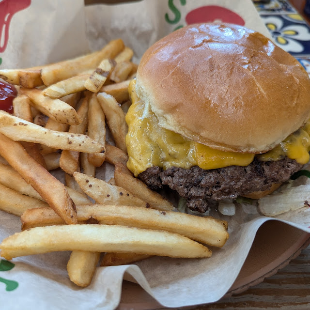 Cheeseburger and Fries