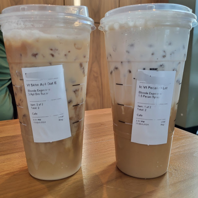 Apple Crisp Oatmilk Shaken Espresso Iced Pecan Crunch Oatmilk Latte