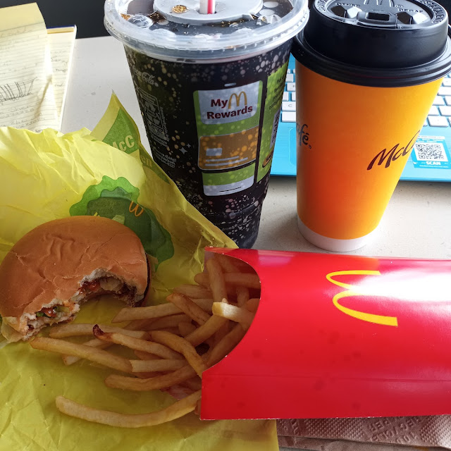Mcchicken Fench Fries Coke Without Ice and Coffee
