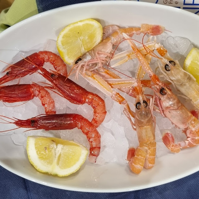 Gambero Rosso Di Marsala E Scampi Crudi