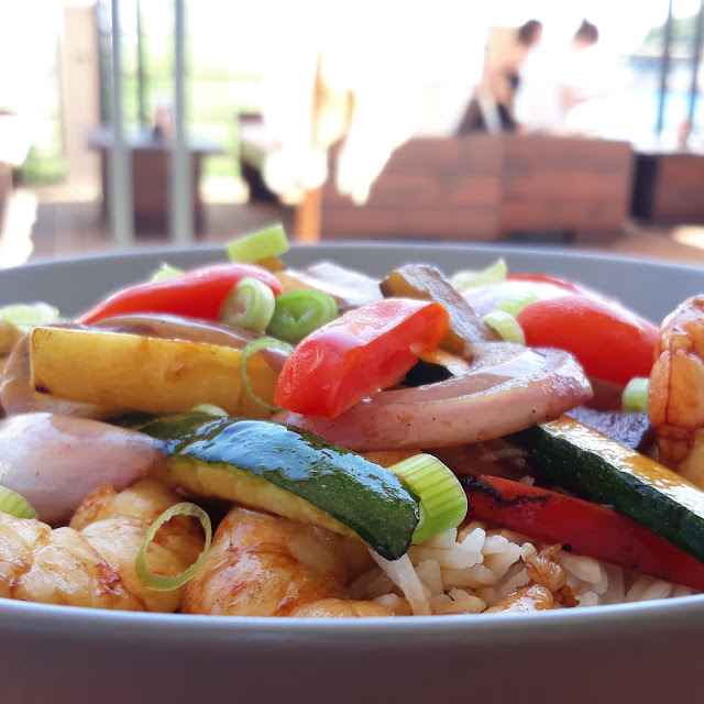 Wok with Prawns