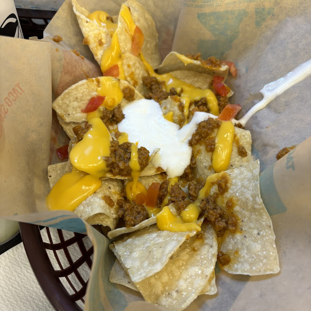 Beef Nachos with Cheese