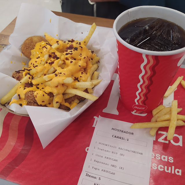 Nuggets Con Papas Y Cheddar
