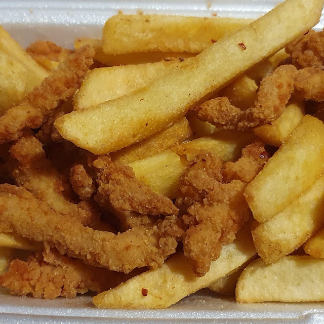 Salt & Chilli Chicken on Chips
