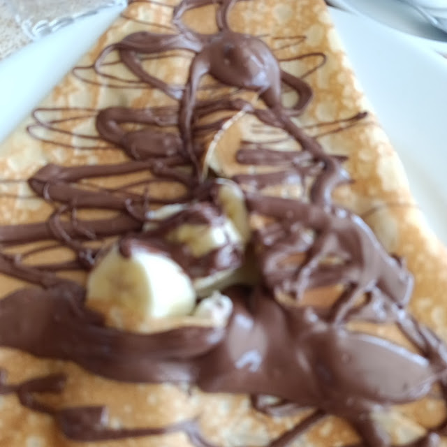 Crêpes Banane Mit Nutella