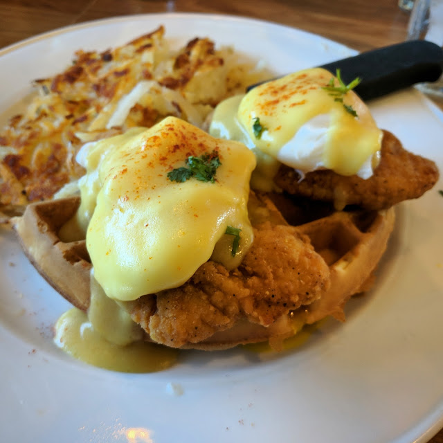 Chicken & Waffle Benedict