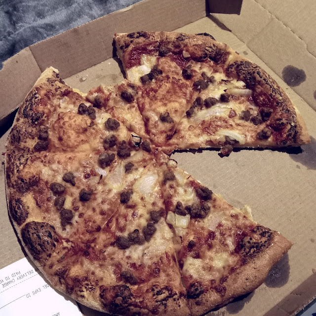 Sausage and Onion Pizza