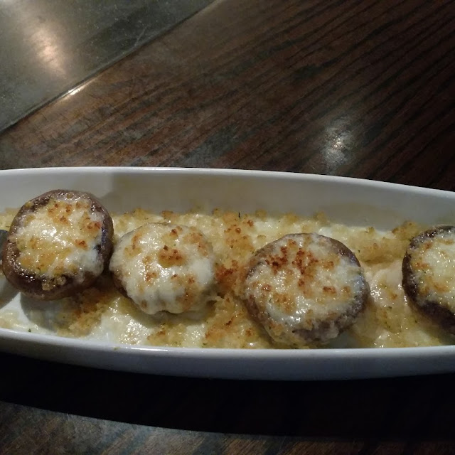 White Cheddar Stuffed Mushrooms