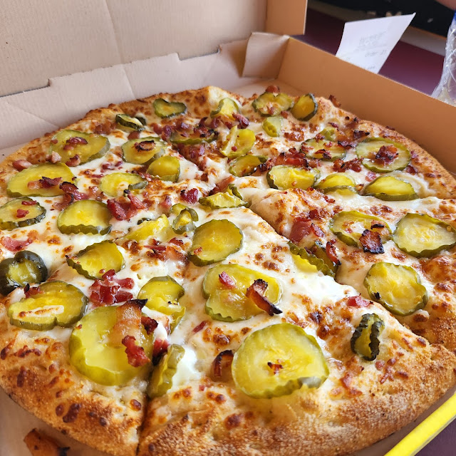 Pickle Bacon Ranch Pizza