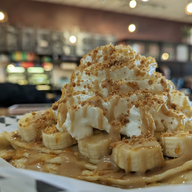 Banana Caramel Waffle
