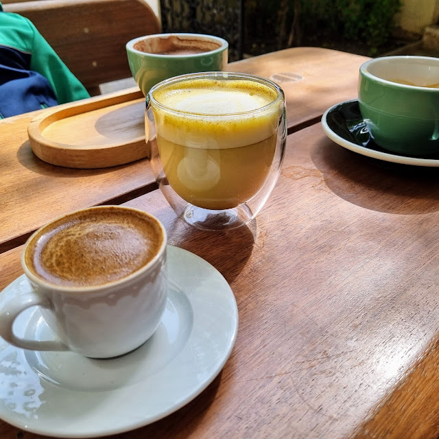 Cappuccino Chai Masala and Espresso Far Back