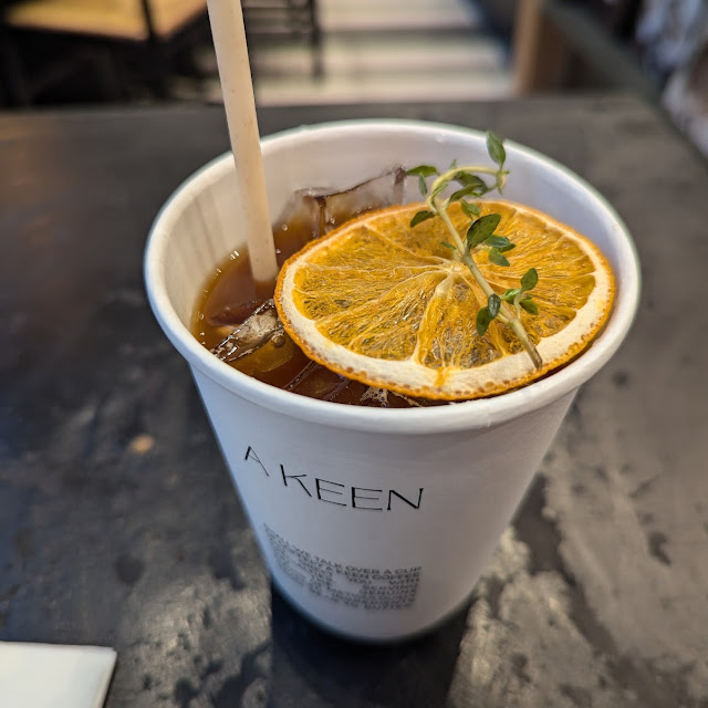 Orange Basil Americano Coffee