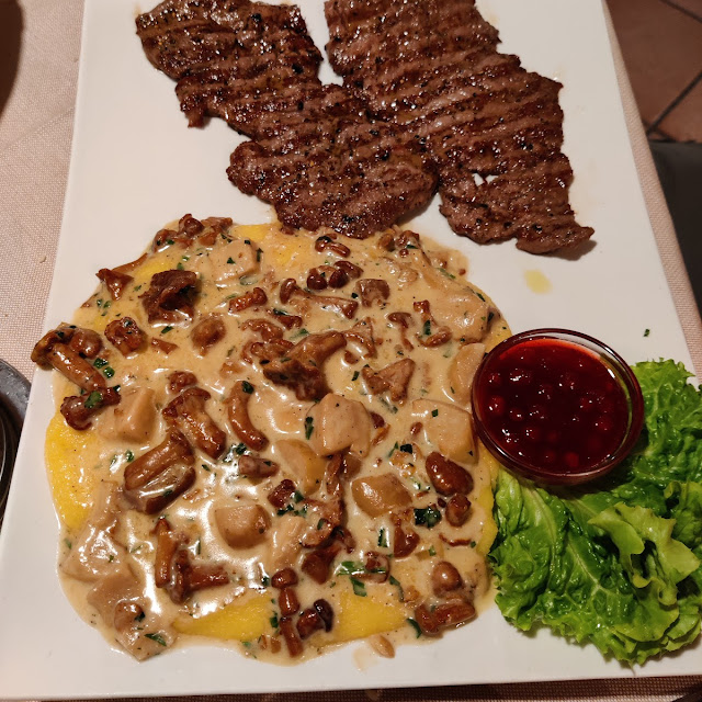 Beef with Mushroom Sauce