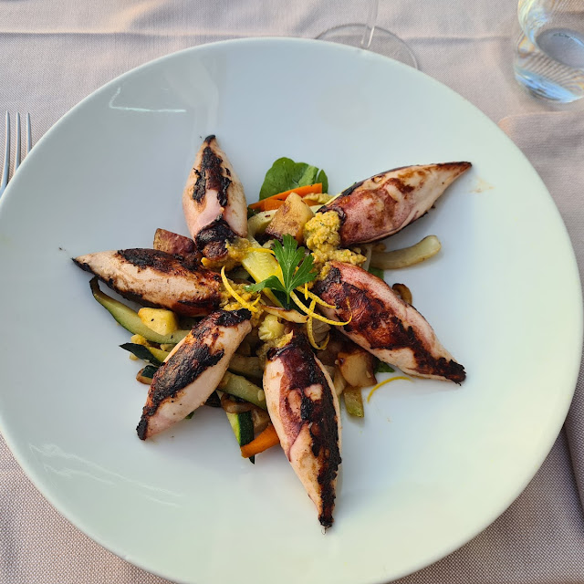 Stuffed Squid with Vegetables