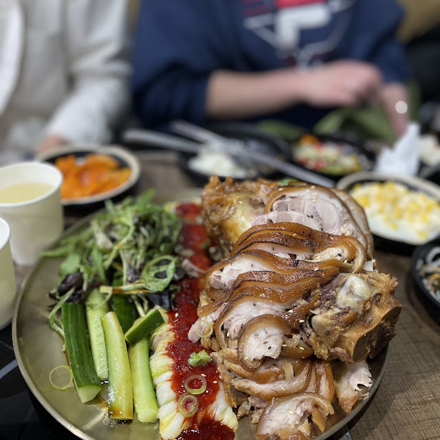 Rolled Kimchi & Pork Knuckle
