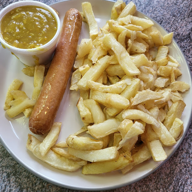 Large Sausage & Chips