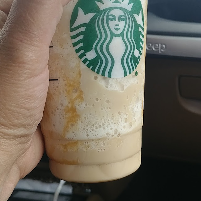 Venti Size Caramelo Frappuccino Extra Caramelo