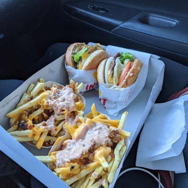 Animal Style Burger and Fries