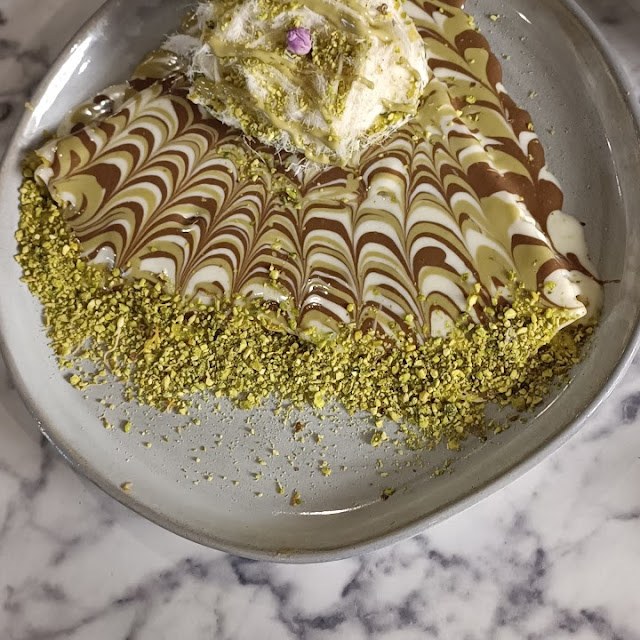 Baklava with Ice Cream