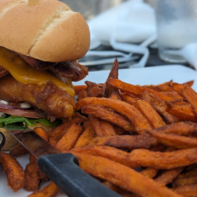 Beer Battered Pacific Cod Burger