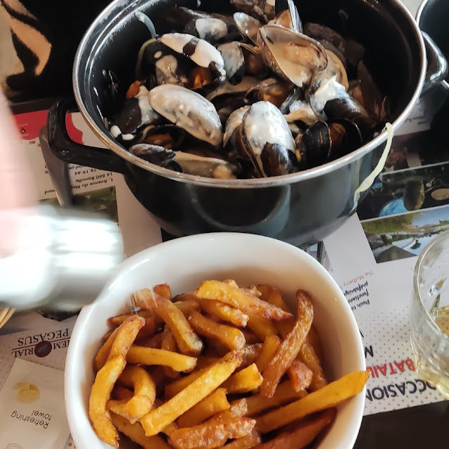 Moules Roquefort Avec Ses Frites