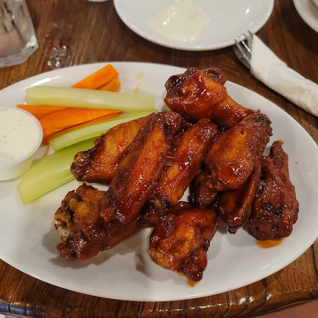 Old Bay Buffalo Wings and McNamara's Home Made Blue Cheese Dressing