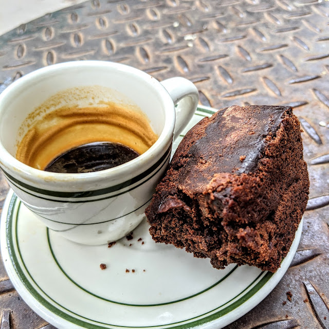 Espresso and Vegan Brownie