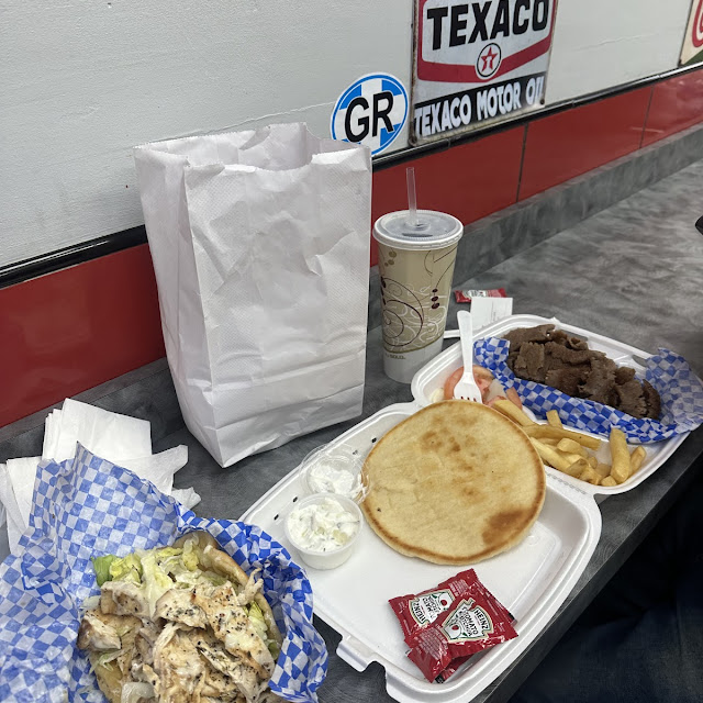 Gyros Plate with Fries and Chicken Pita