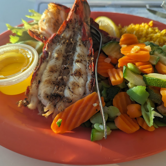 Lobster and Vegetables