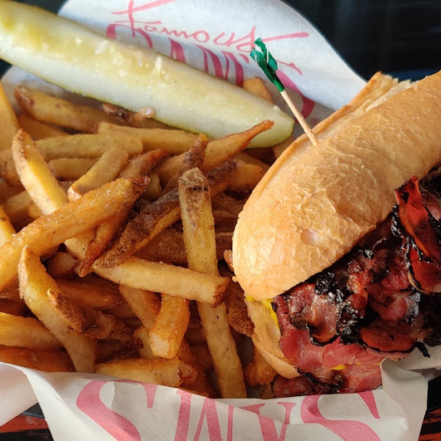 Hot Pastrami Sandwich