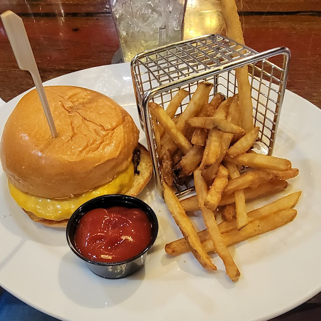 Cheese Burger and Fries