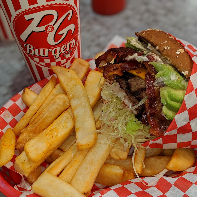 Pastrami Burger with Fries