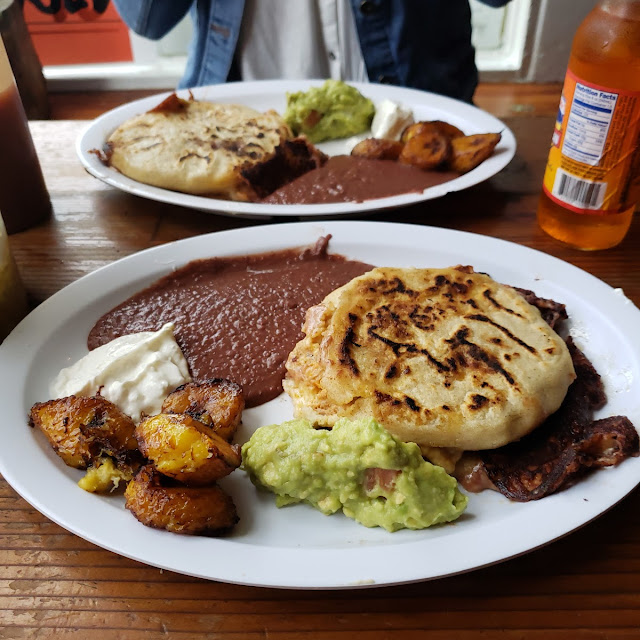 Combo 2 2 Pupusas Rice & Beans