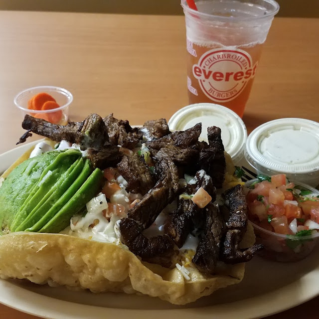 Tostada Salad w Carne Asada or Chicken