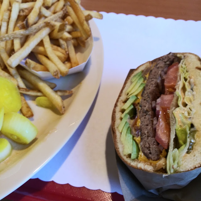 Hamburger and Fries Combo