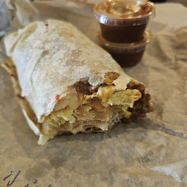 Chili Breakfast Burrito