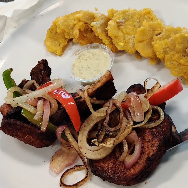 Pork Chop N Tostones